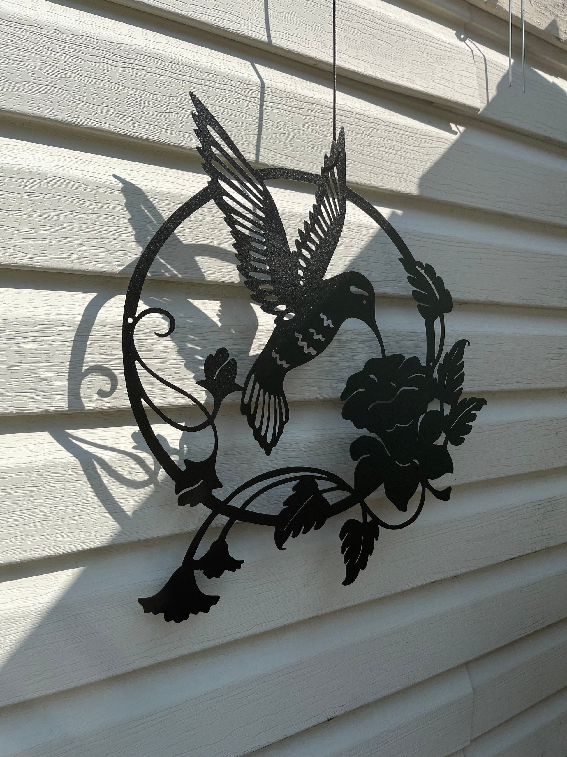 metal hummingbird wall decor
