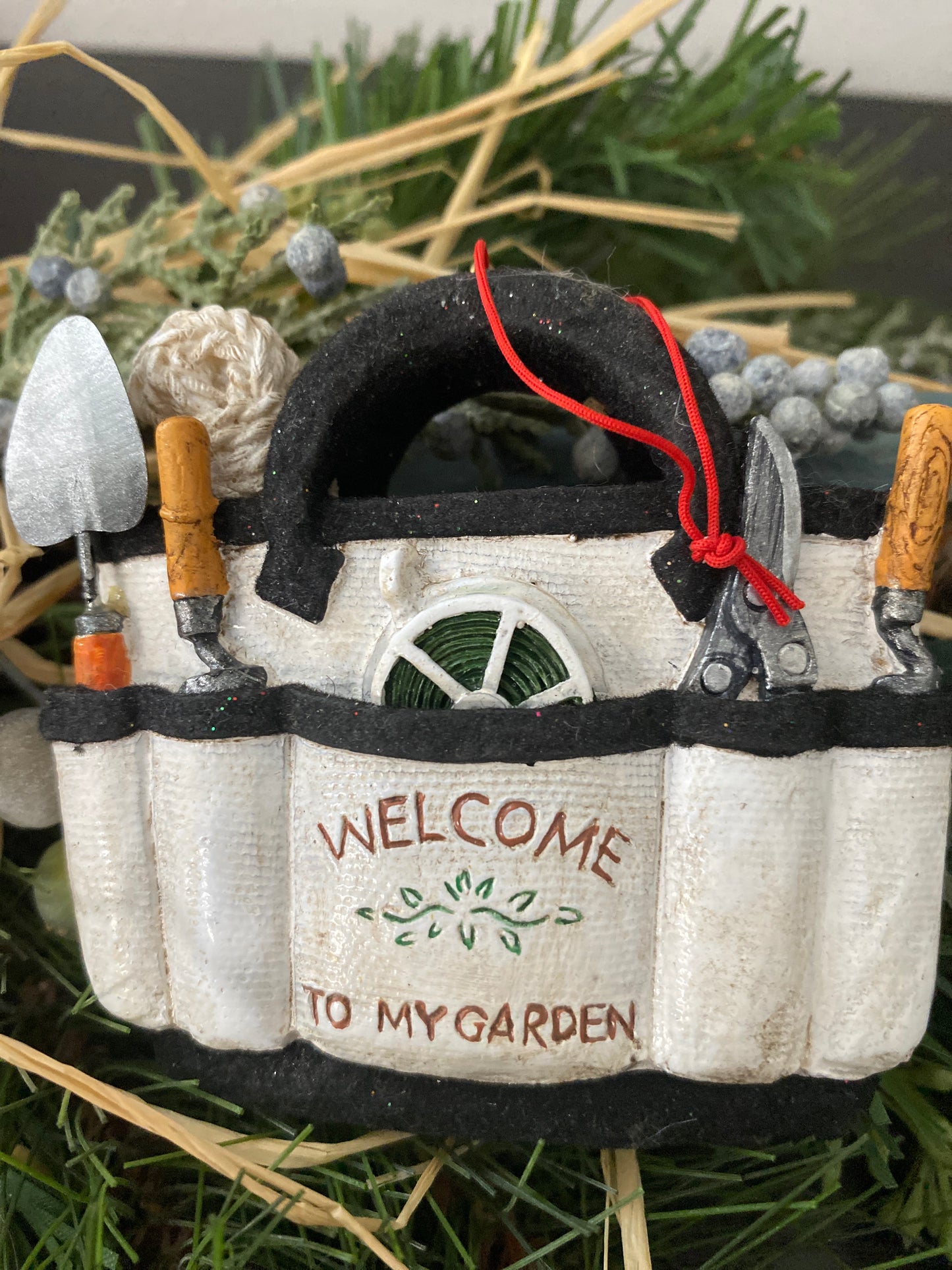 Welcome to My Garden Christmas Ornment