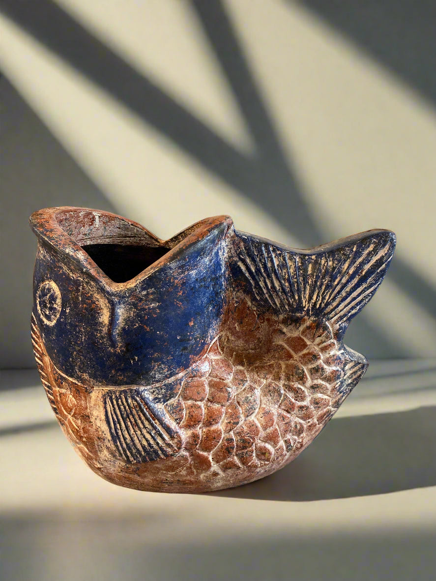 Large Fish Planter Made in Mexico