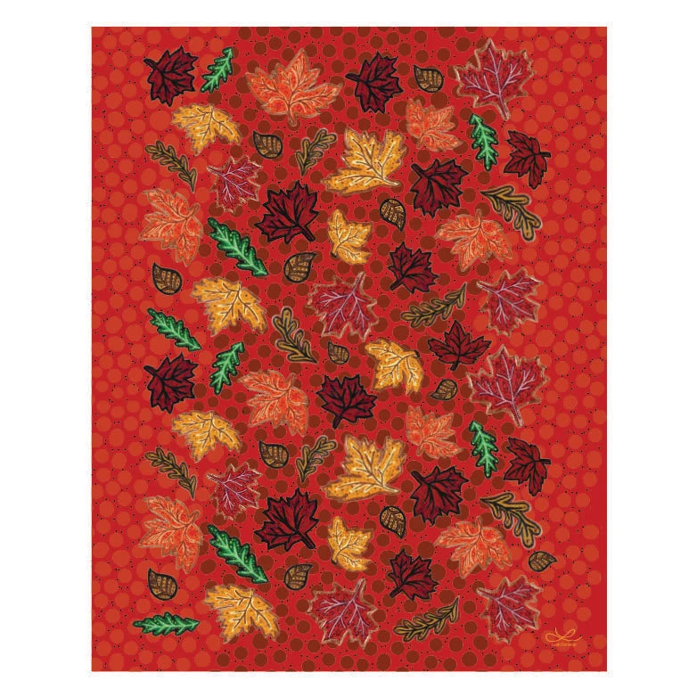 Leah Dorion Fall Winds of Change Eco Tea Towel