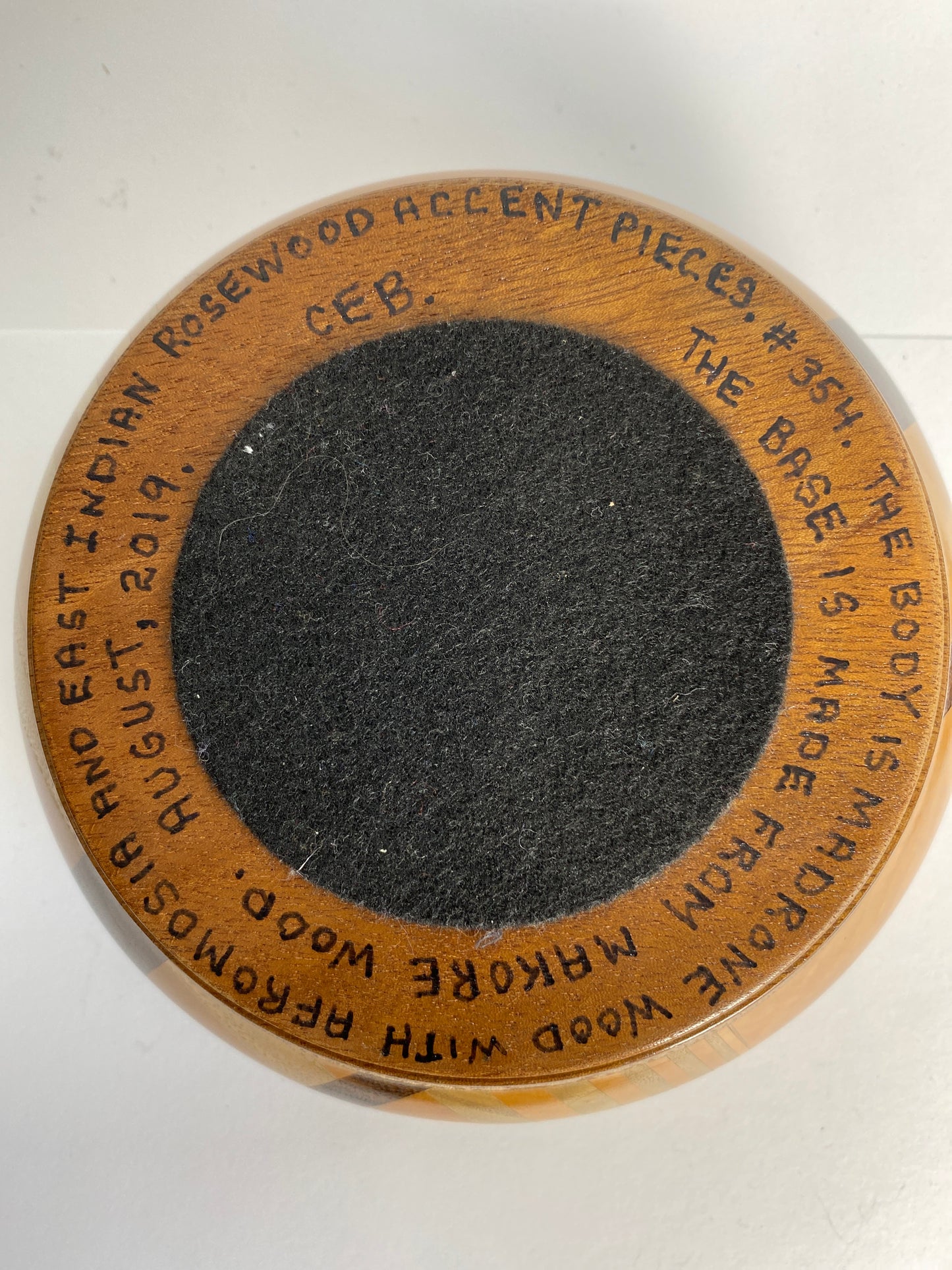 Colin Baker Hand Turned Bowl 354