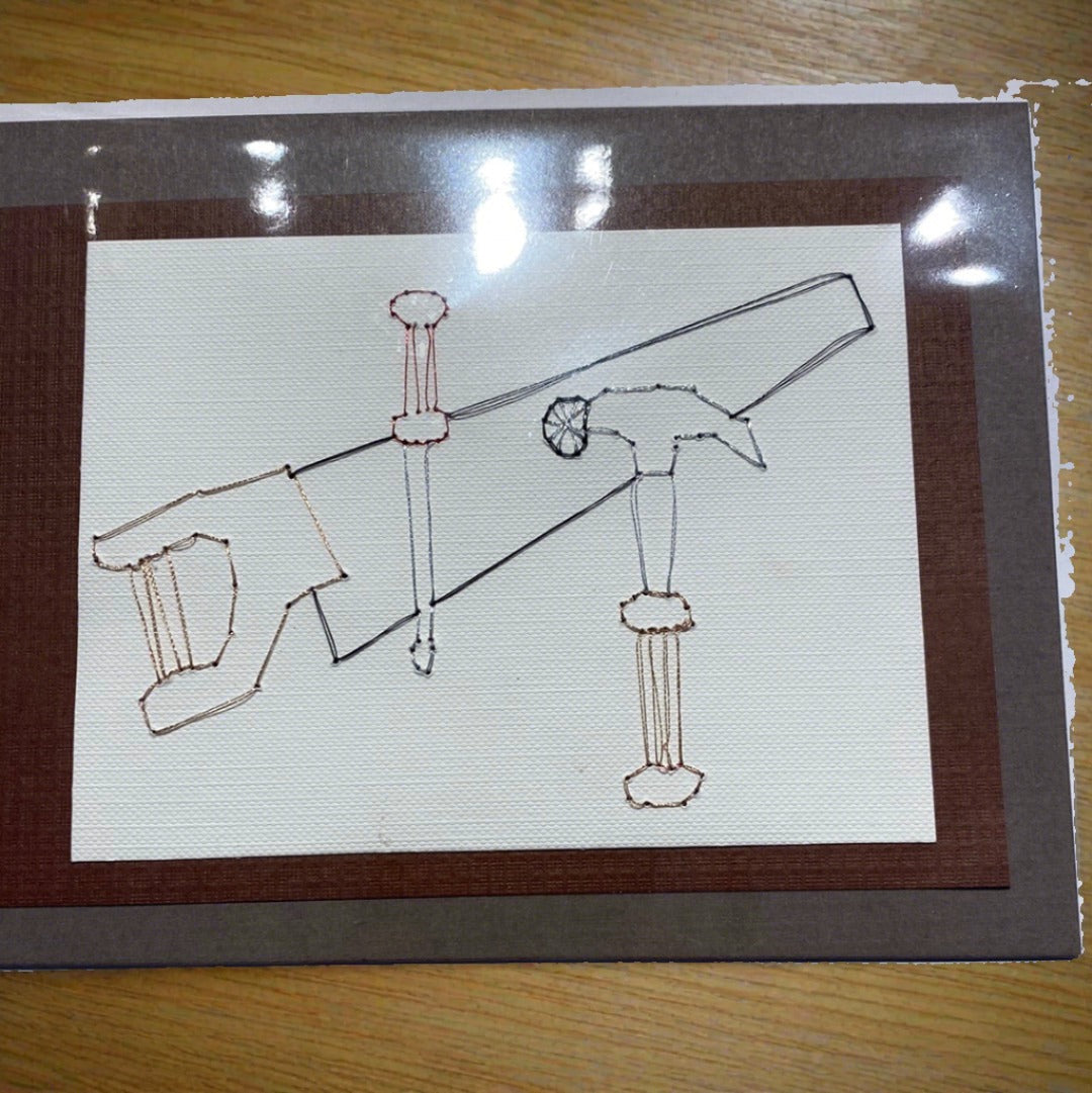 Hand Stitched Greeting Card 5x7