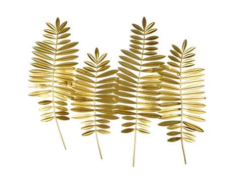 Gold Ferns Wall Hanging