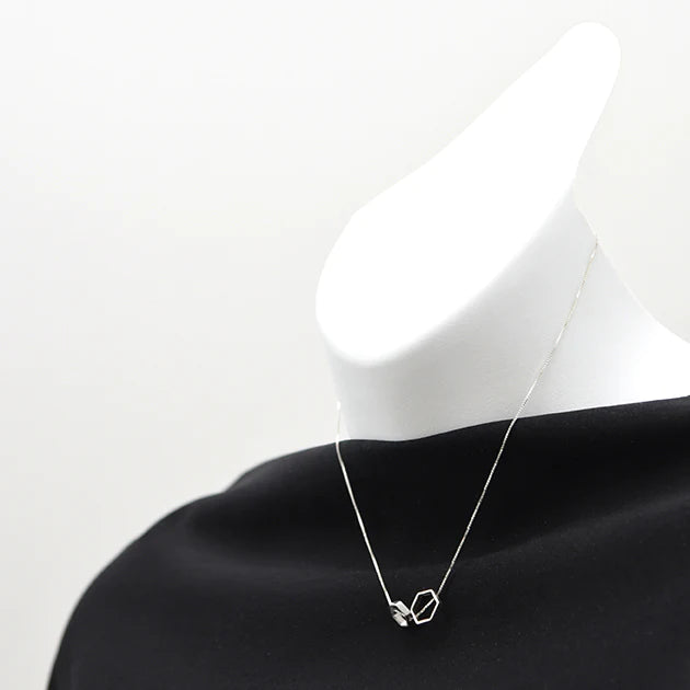 Ovo Necklace Polished Silver