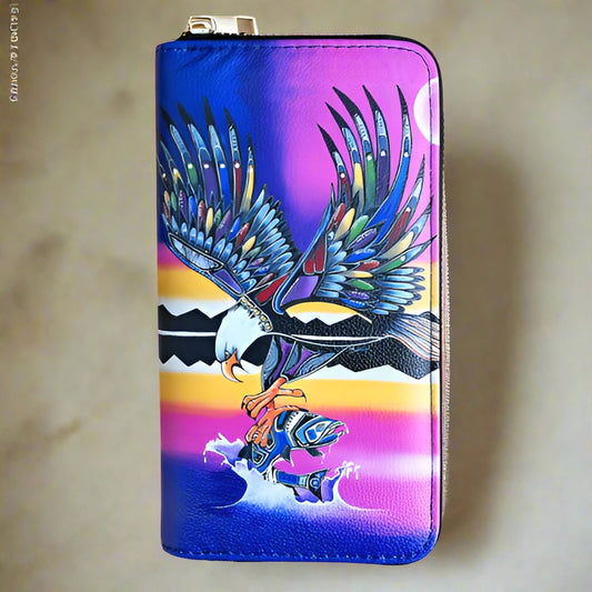 Jessica Somers Eagle Zip-Around Wallet