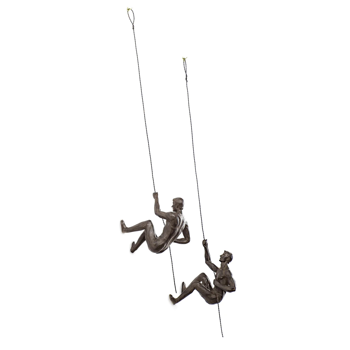 decorative climbing men made out of resin