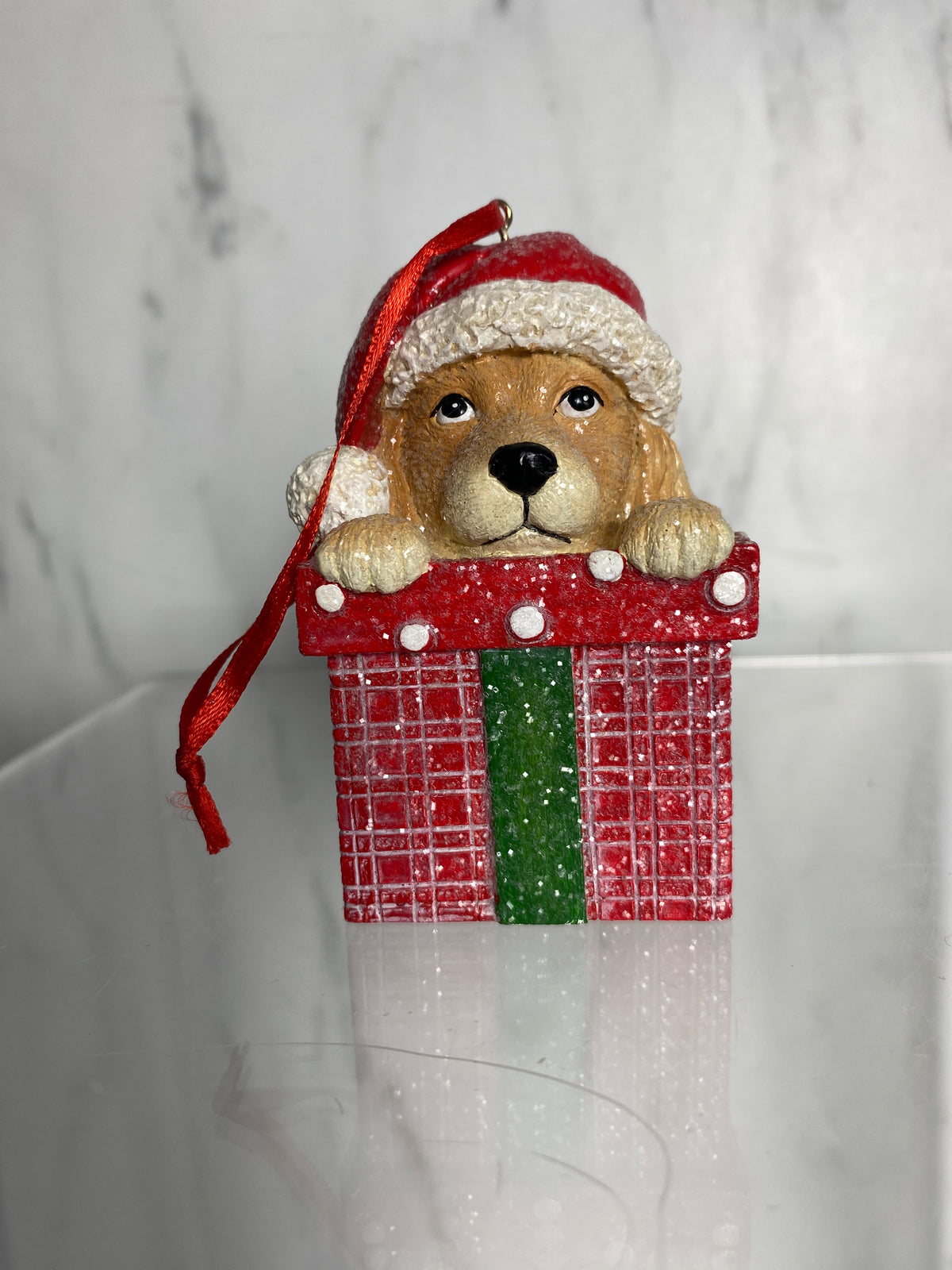 Dog and Chimney Ornament