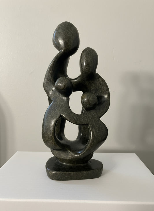 Stone Sculpture family of 4