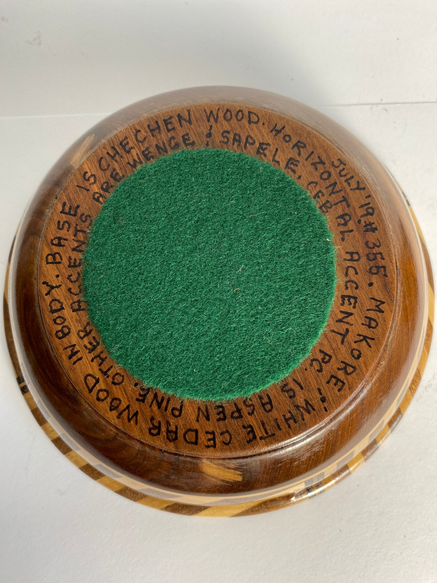 Colin Baker Hand Turned Bowl 355