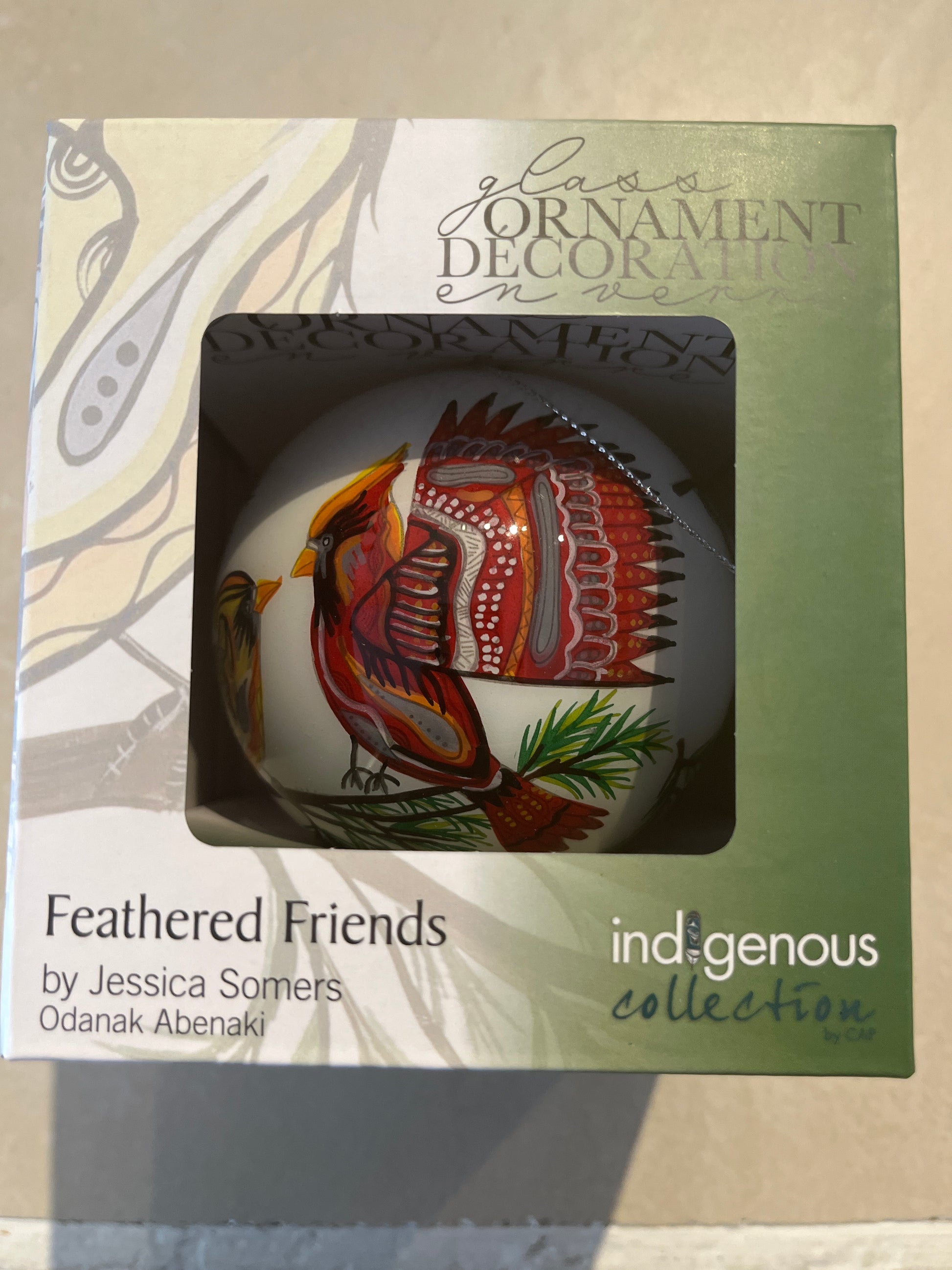 Hand painted ornament