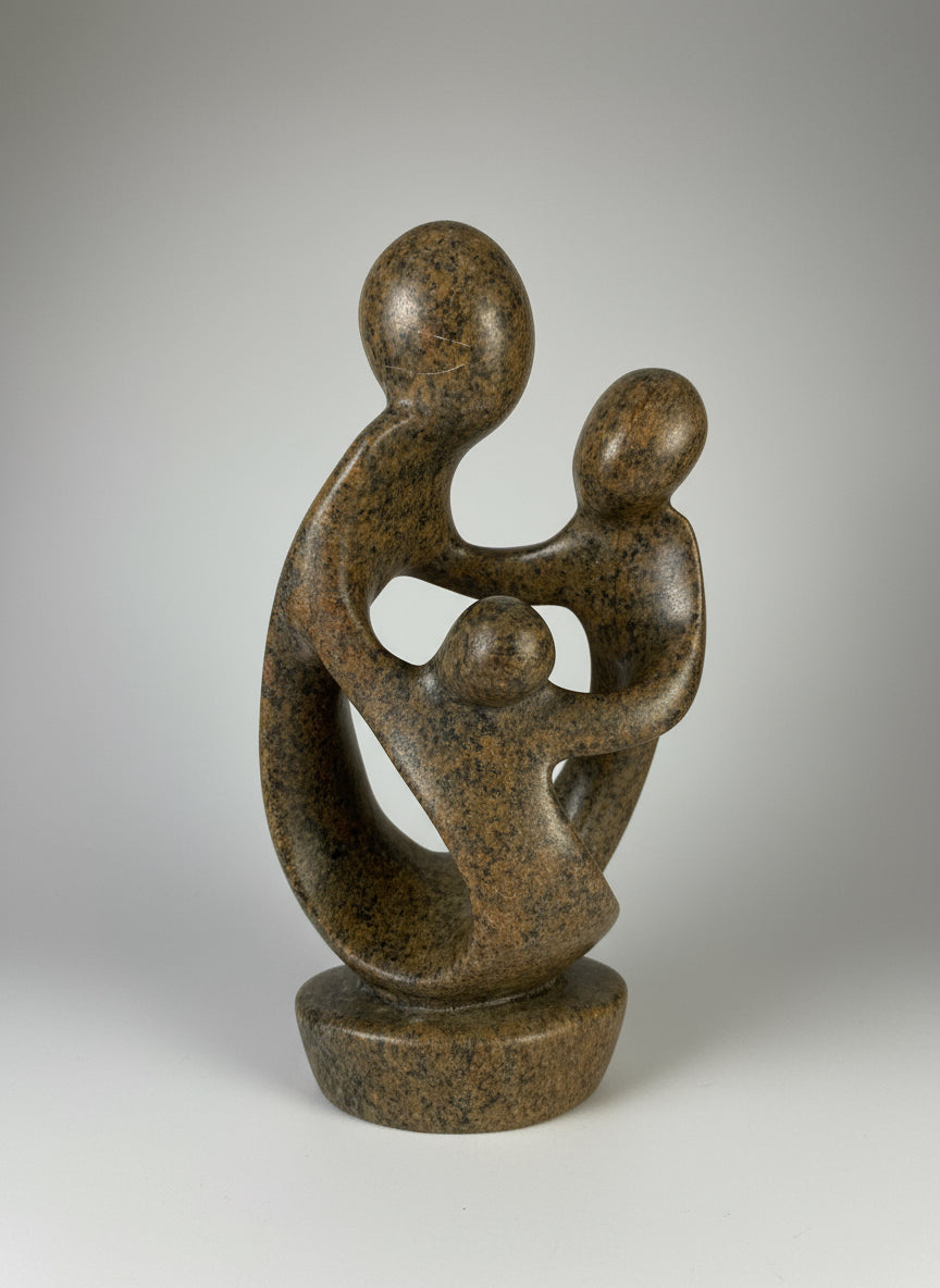Zimbabwe Sculpture Family of 3