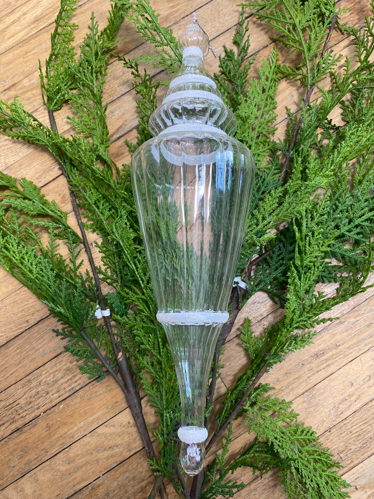 Extra-Large Glass Christmas Ornament – 15″ Tall