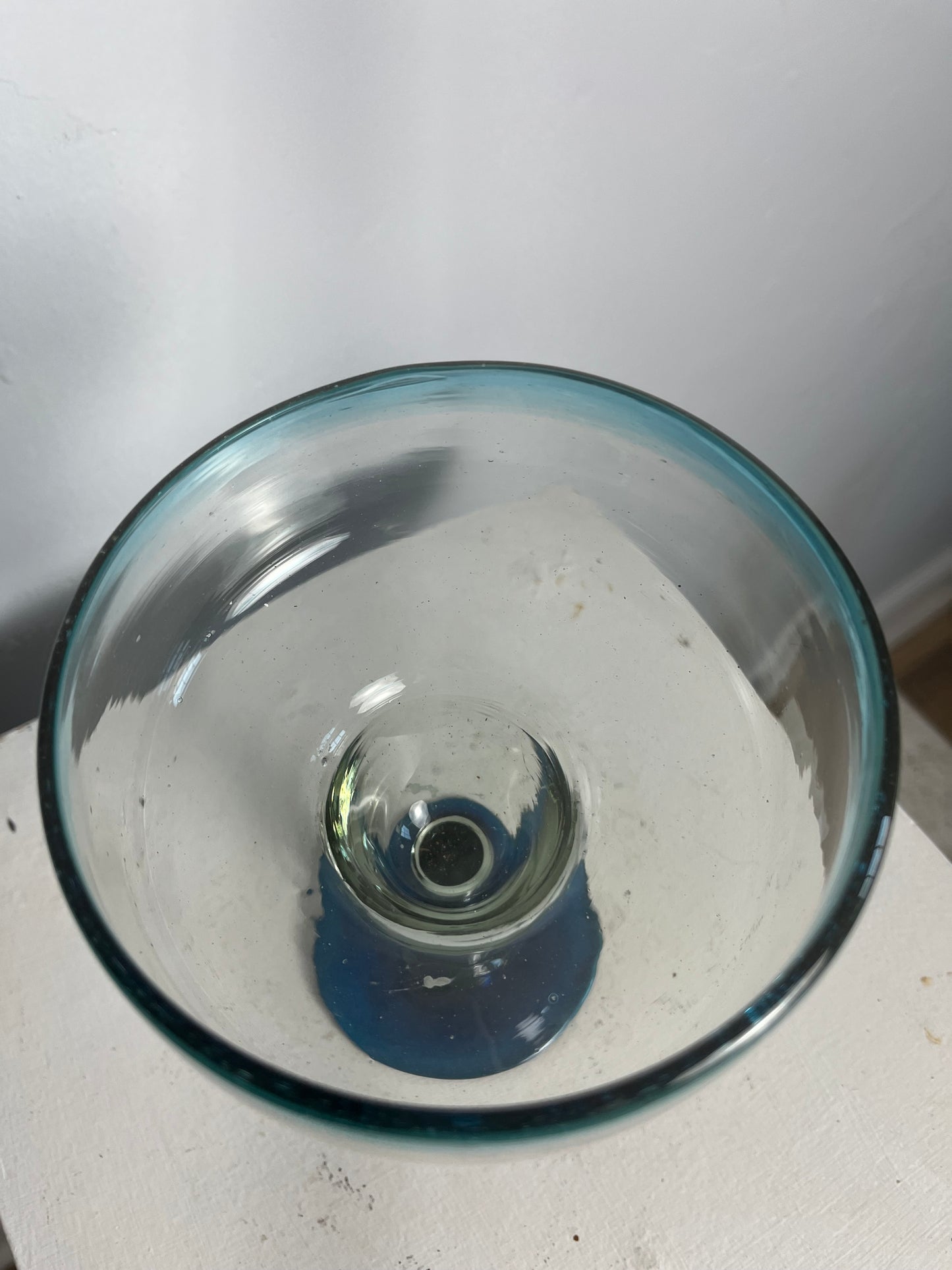 hand blown Mexican margarita glass