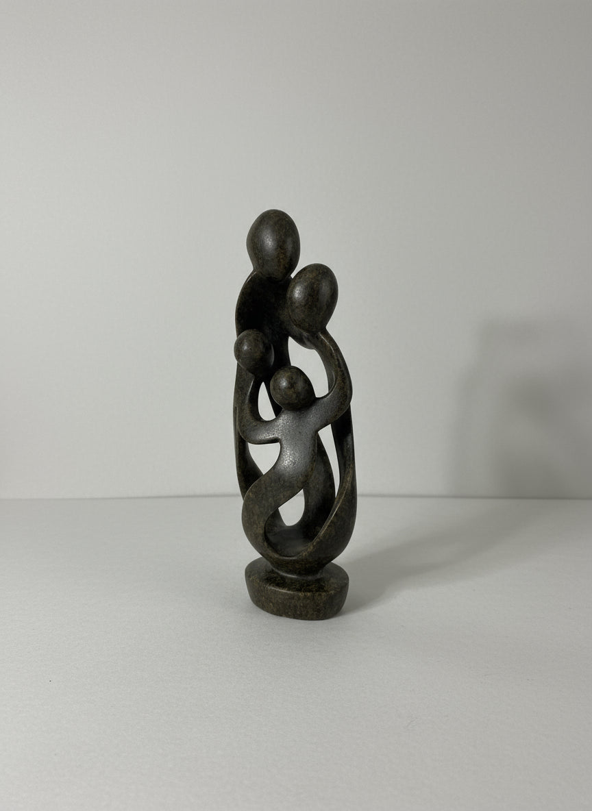 Stone Sculpture from Zimbabwe Family of 4