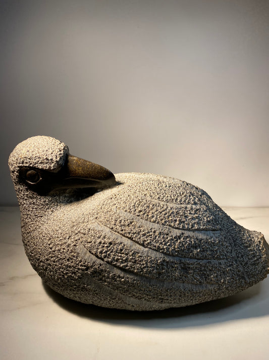 Quiet Bird - Artist Johnathan Mhondorohuma