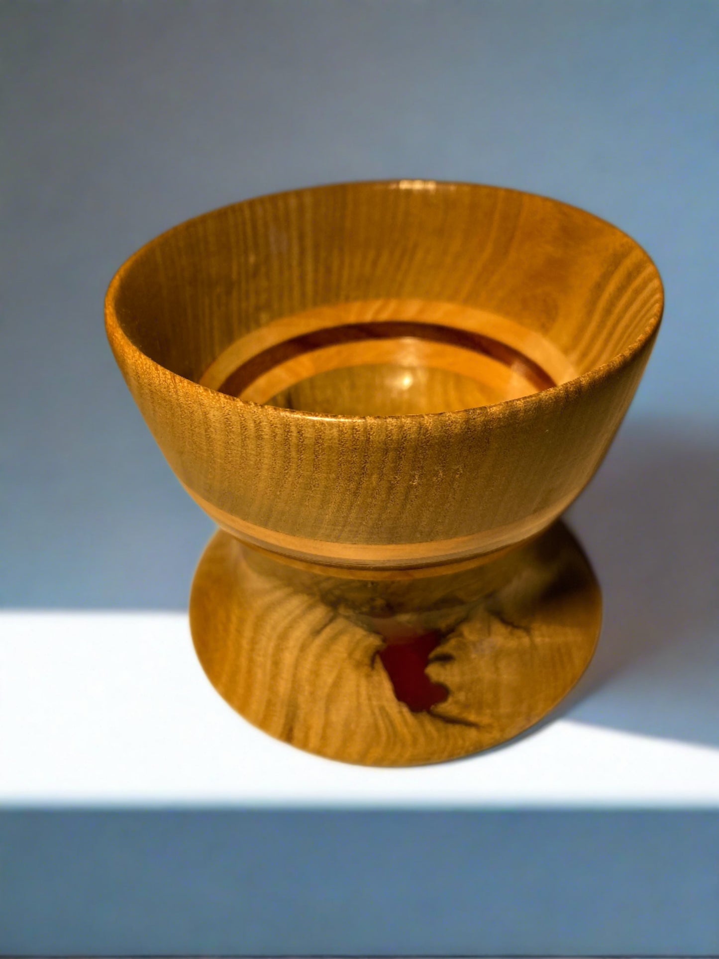 Colin Baker Hand Turned Wine Bottle Coaster - #407