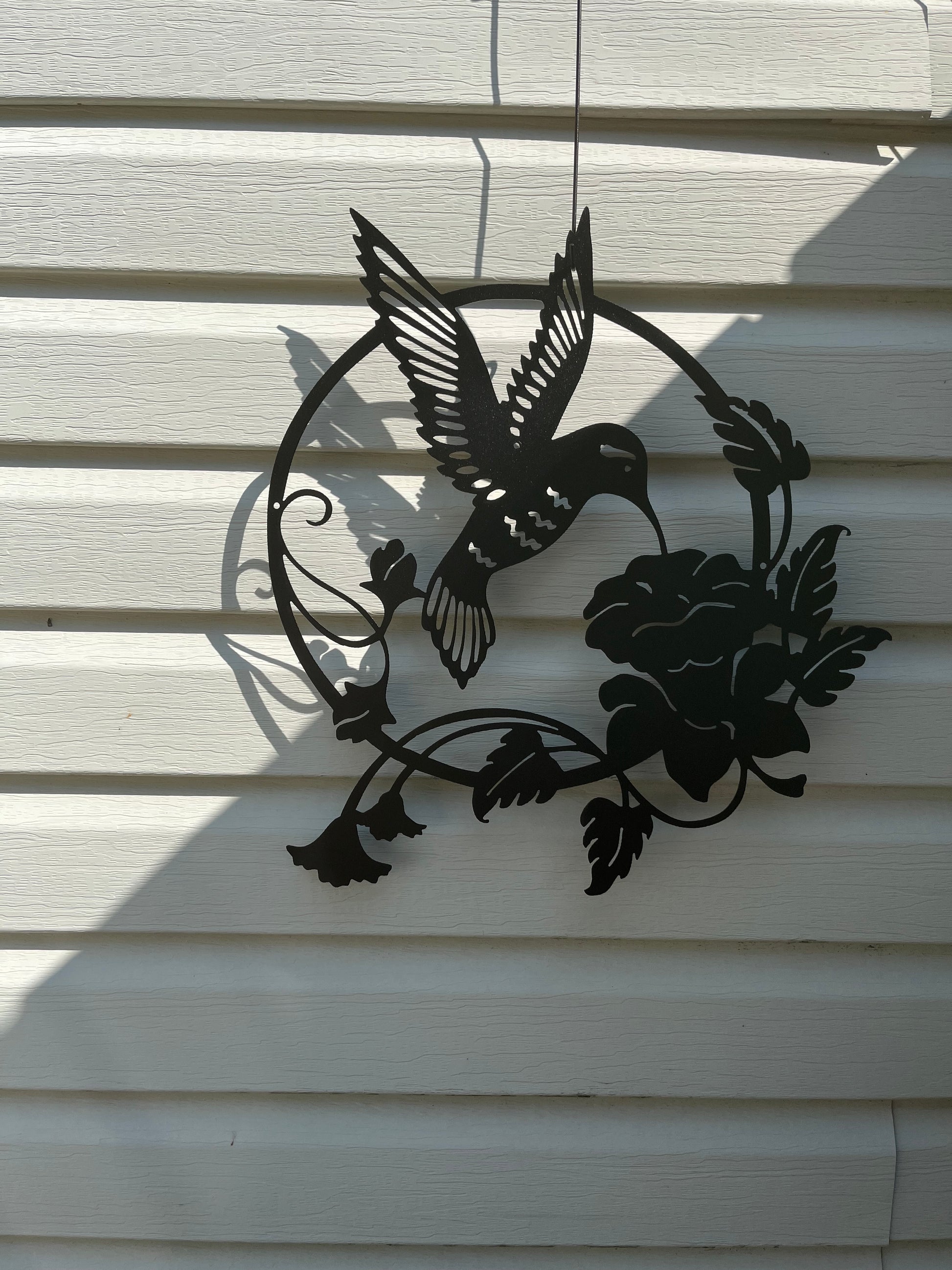 metal hummingbird wall decor