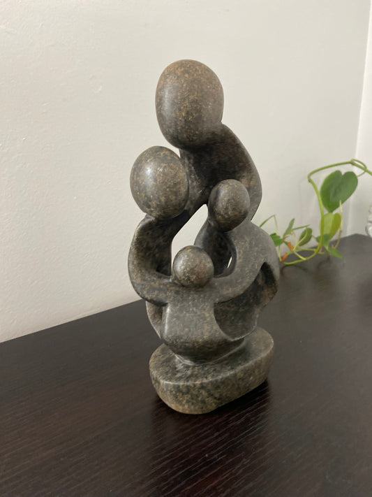 Stone Sculpture-family of 4-ukama 4a