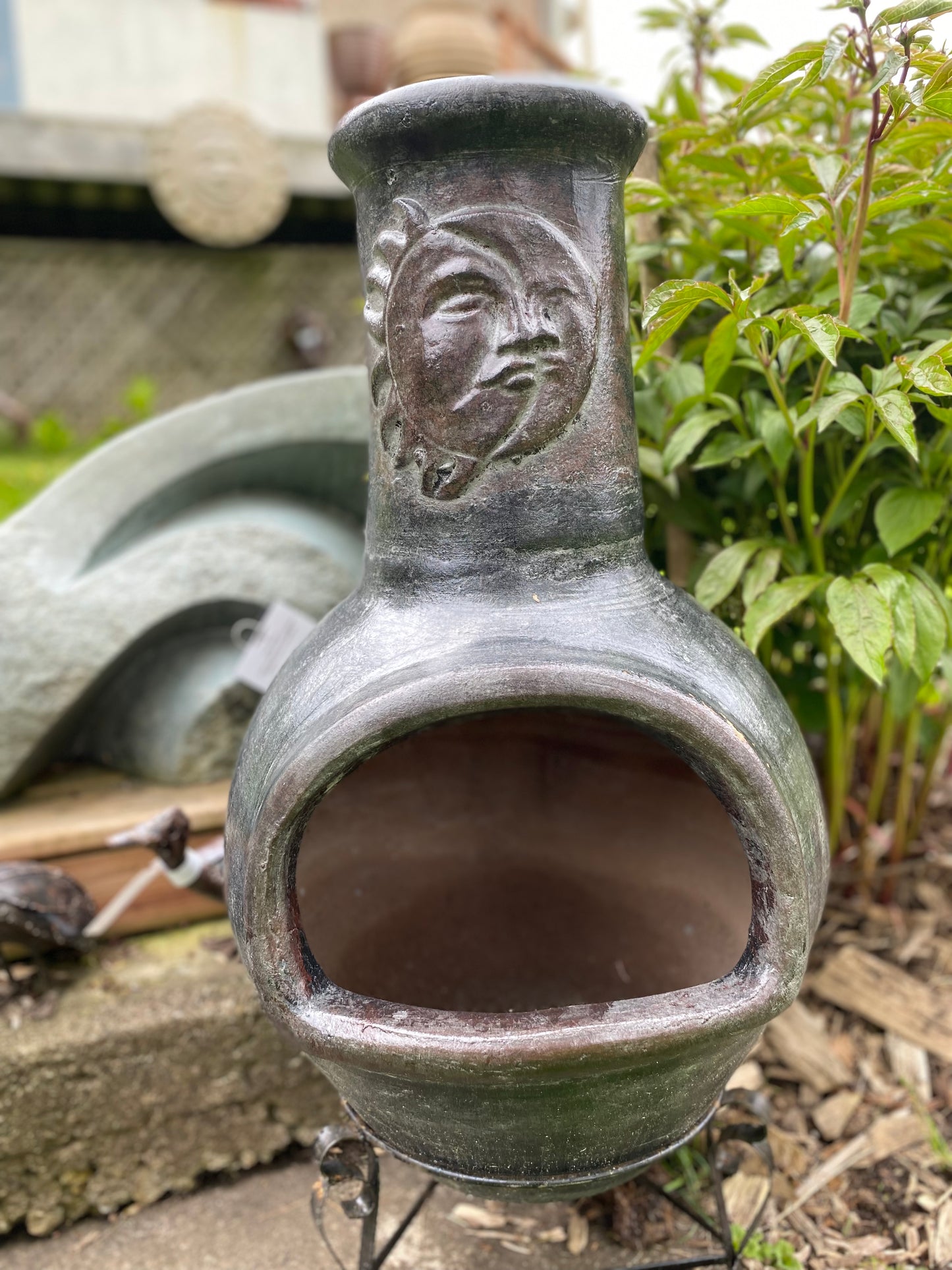 Chiminea Small — Handcrafted Clay, Made in Mexico #4