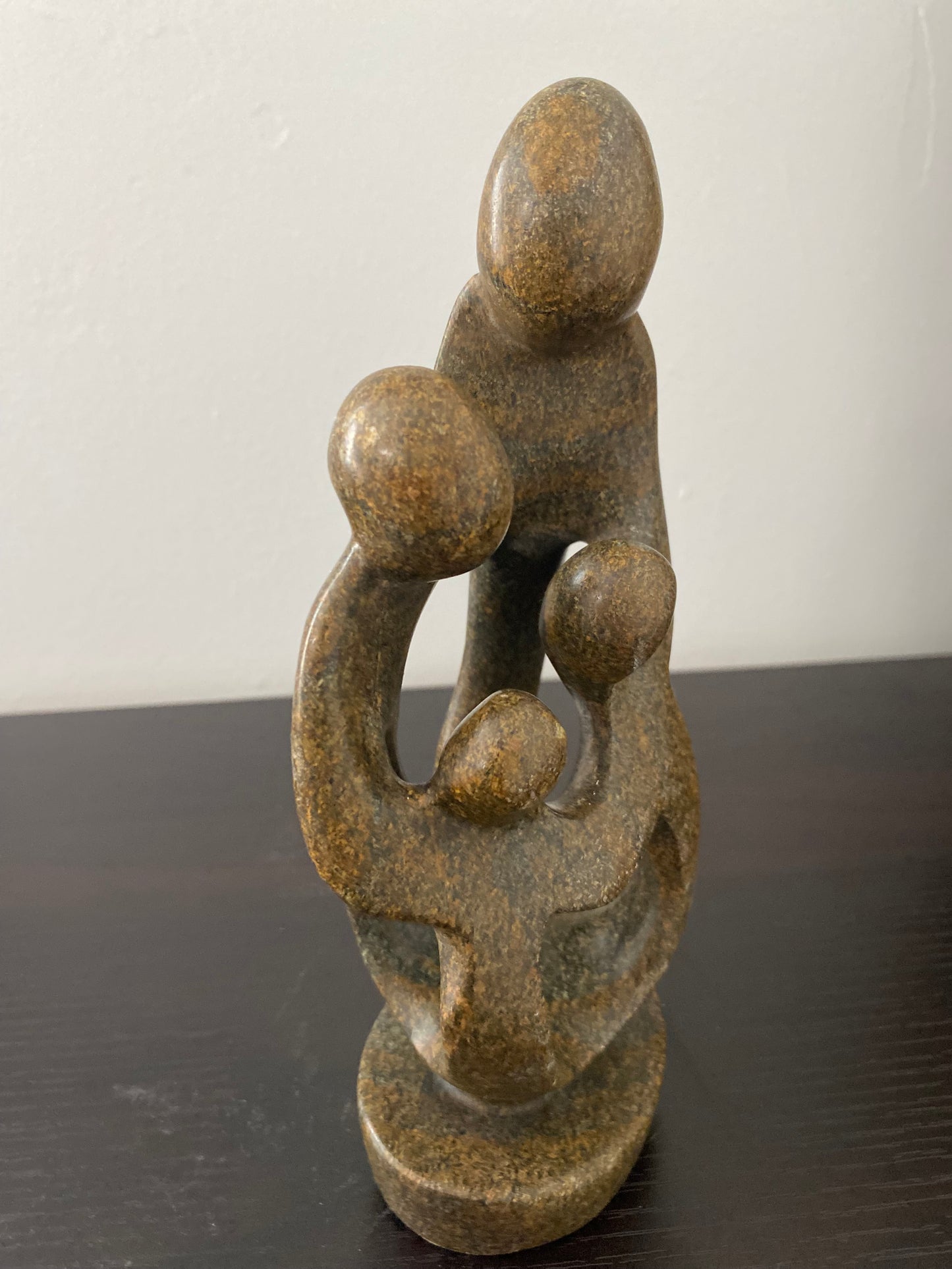 Stone Sculpture of a family of 4 made in Zimbabwe
