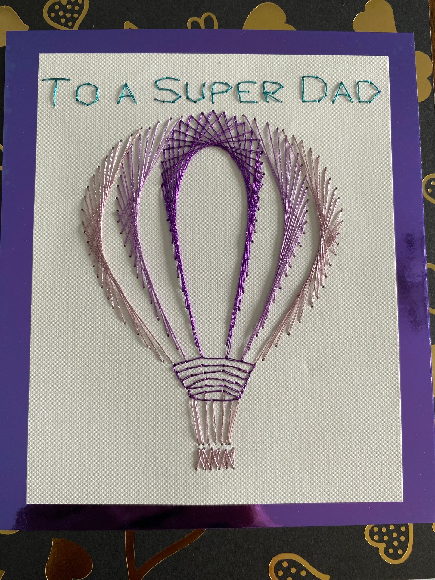 Hand Stitched Greeting Card 5x7