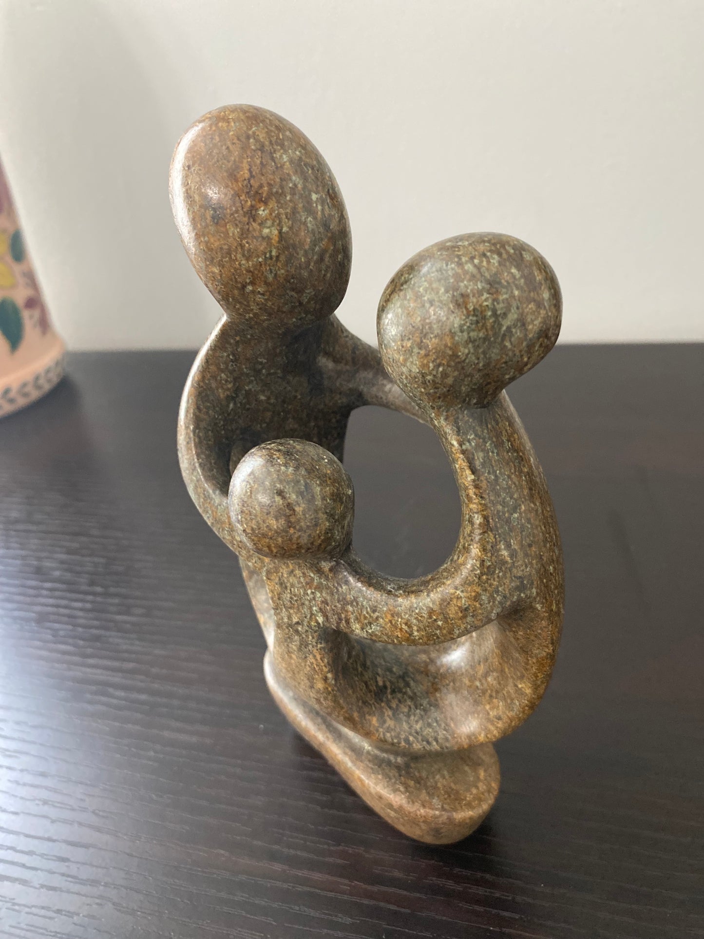 Stone Sculpture of a family of 3