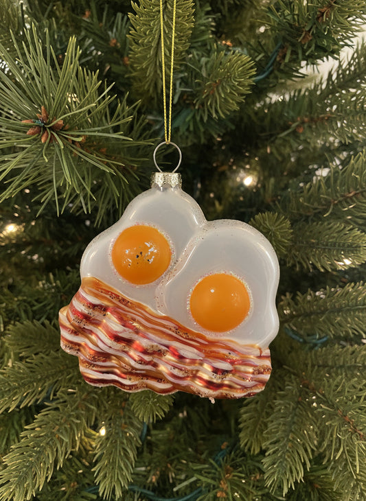 Bacon and Egg Christmas Ornament