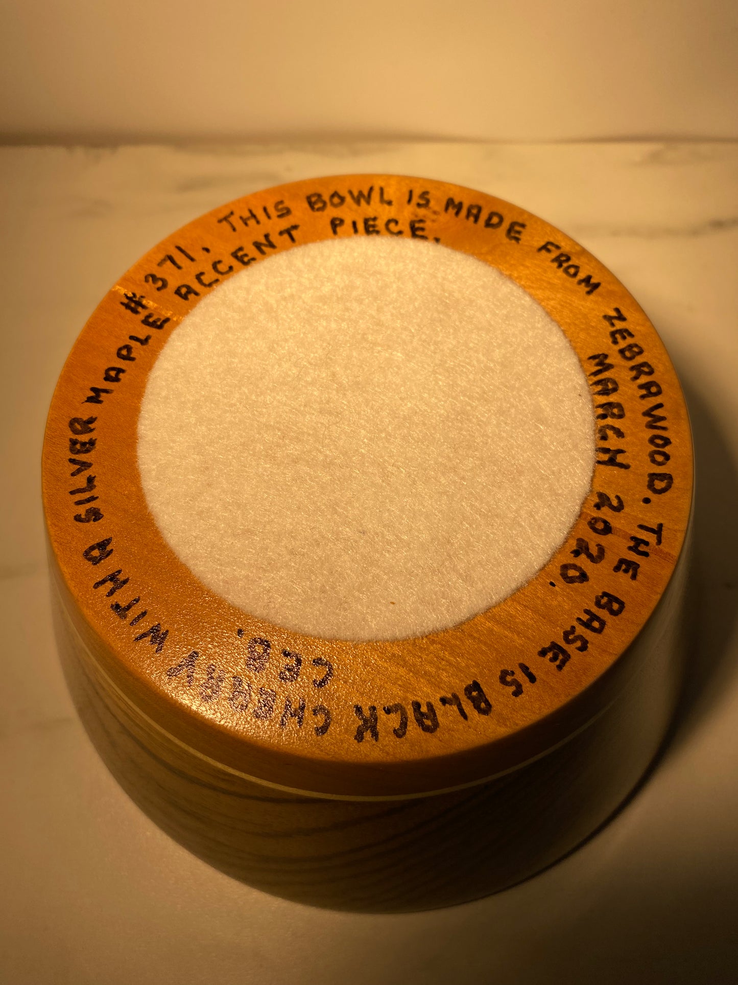 Colin Baker Hand Turned Bowl #371