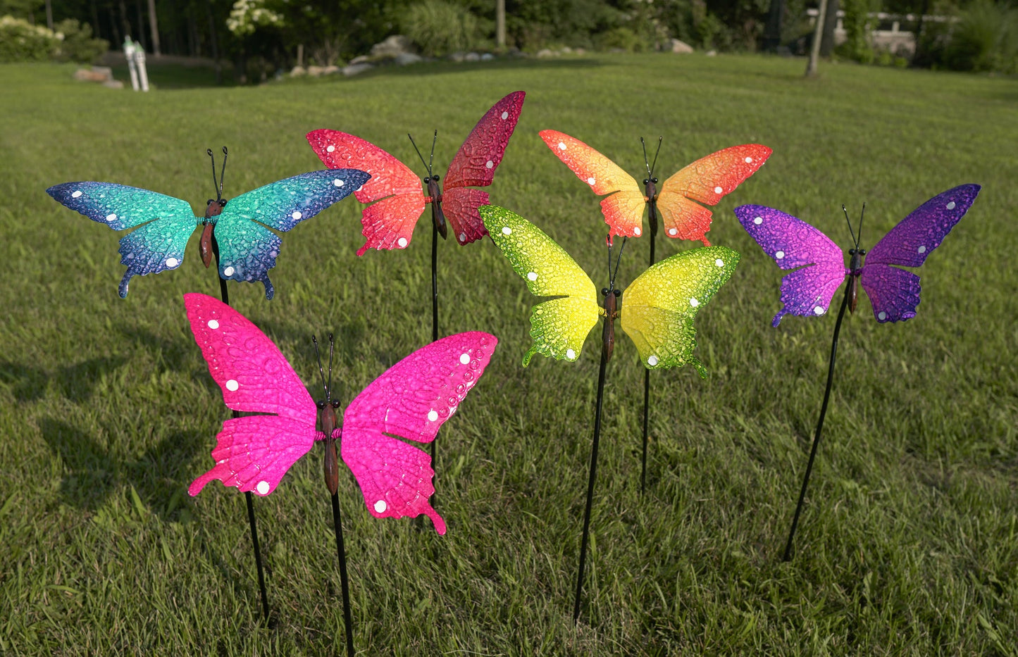 butterfly garden stake