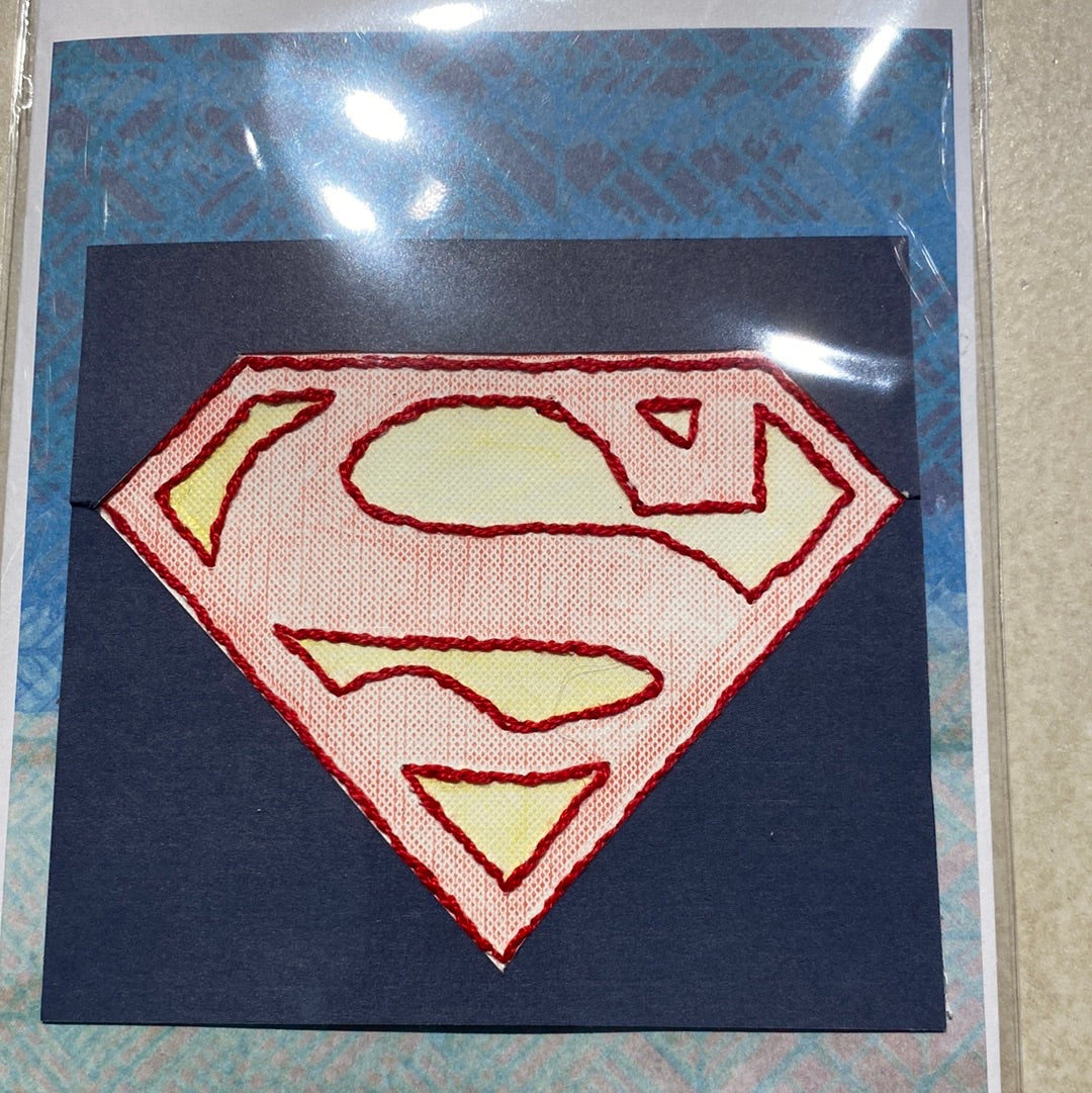 Hand Stitched Greeting Card 5x7