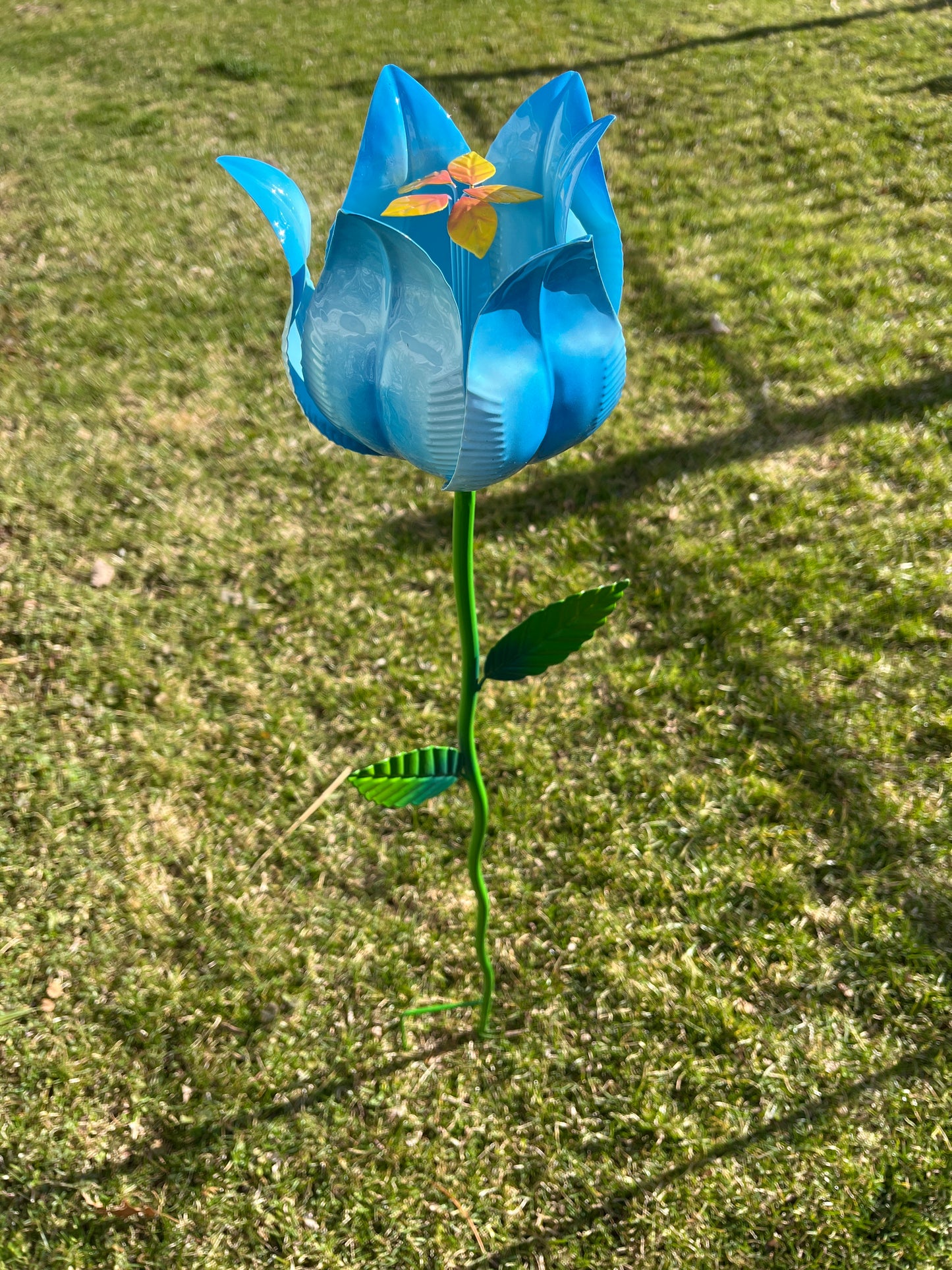 Metal tulip stake
