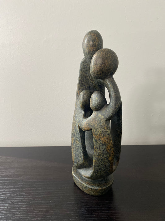 Stone Sculpture-family of 4-ukama-4M