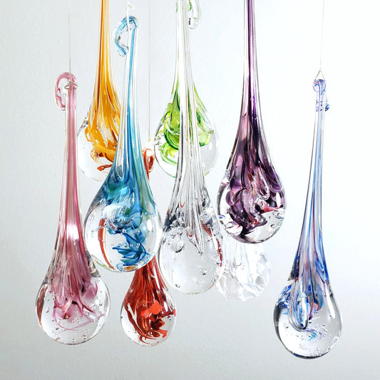 Collection of Hand-blown Glass Tears of Joy.