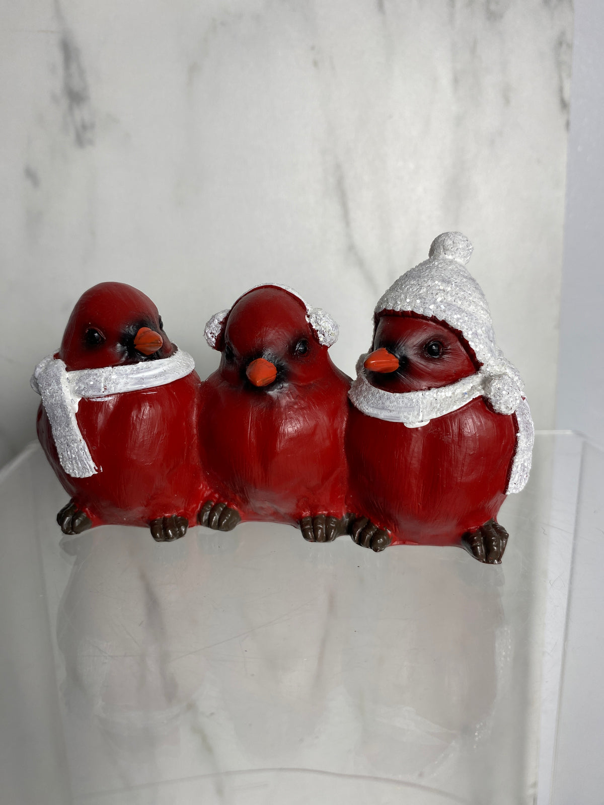 Cardinal Trio Christmas Ornament