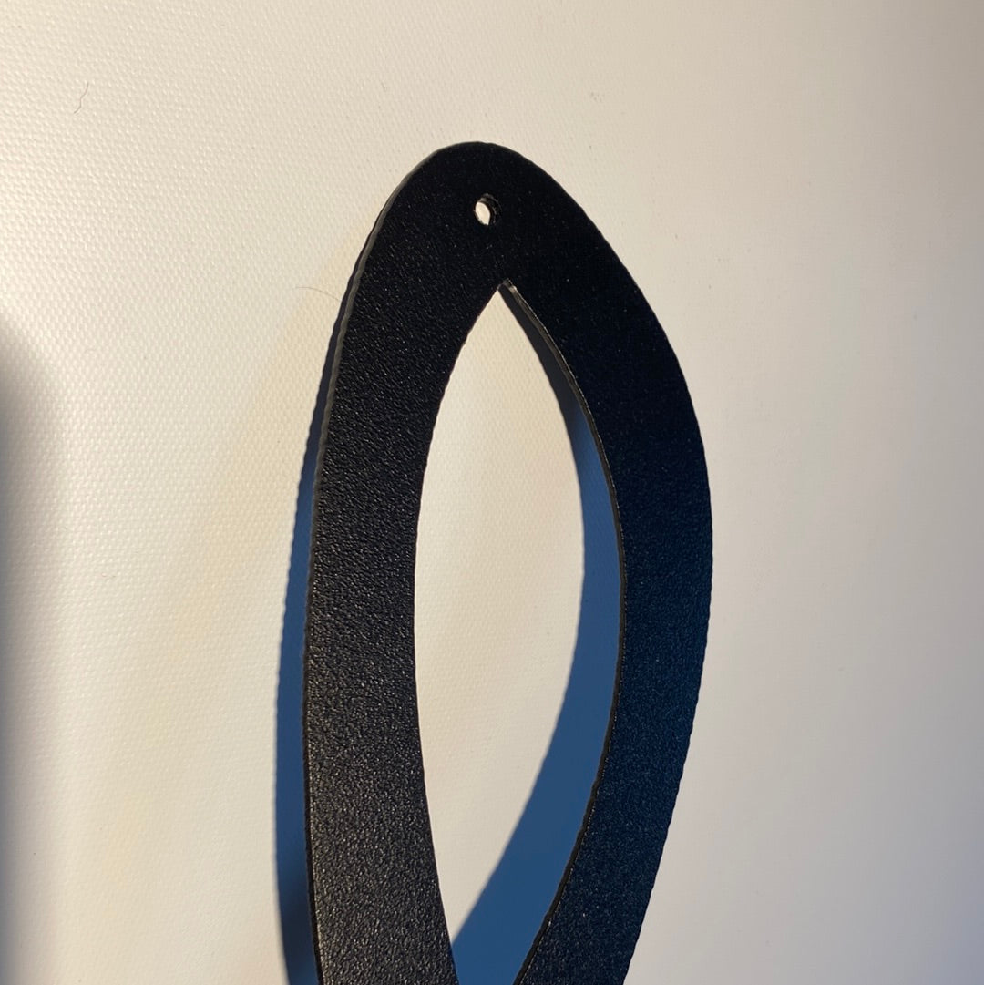 Metal treble clef