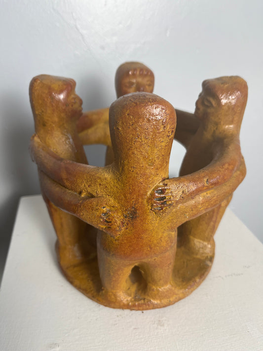 circle of friends Mexican pottery