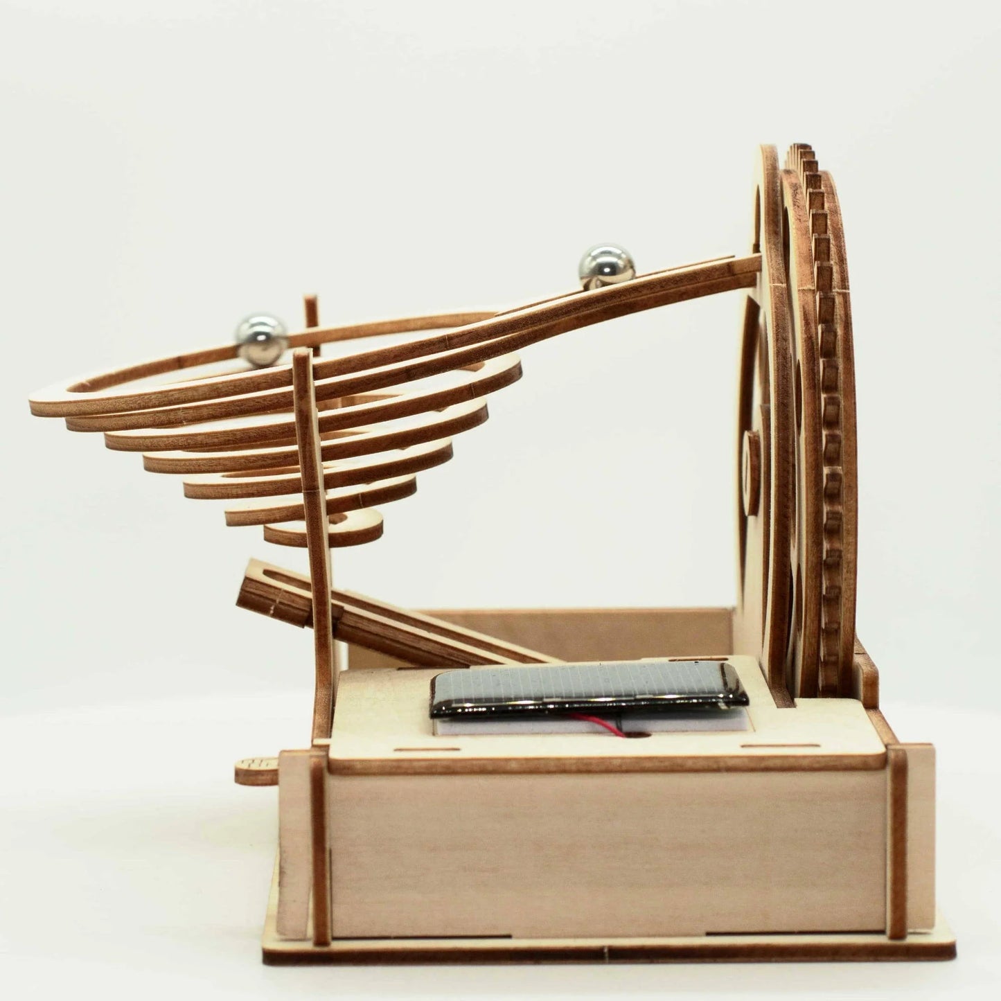 Wooden Marble Run - Spiral