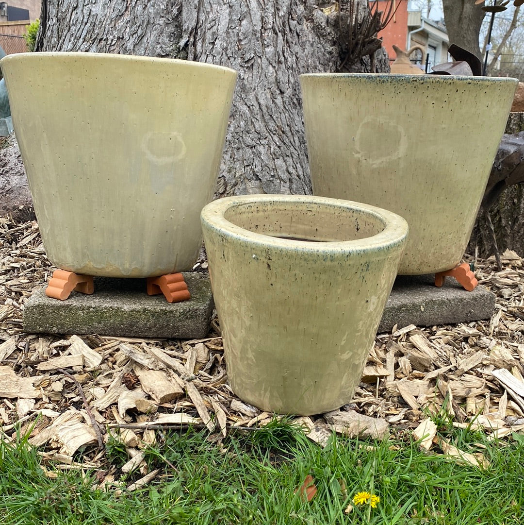 Taper Planter - Cream