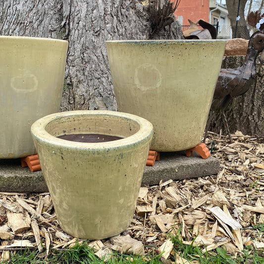 Taper Planter - Cream