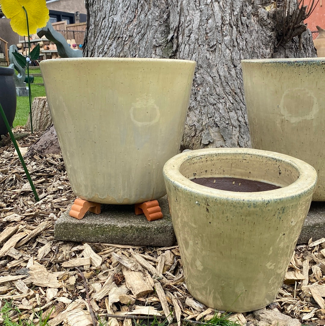 Taper Planter - Cream