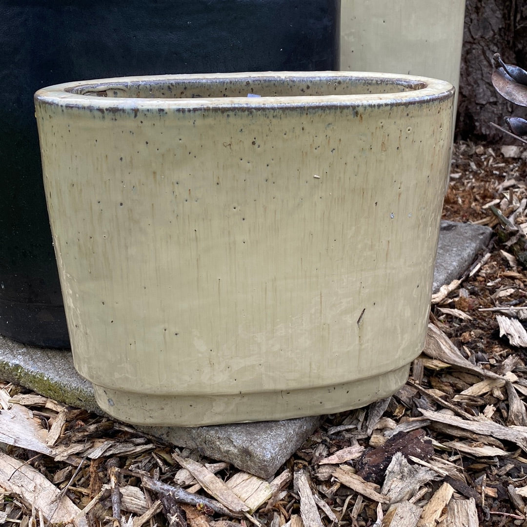 Oval Planter - Cream
