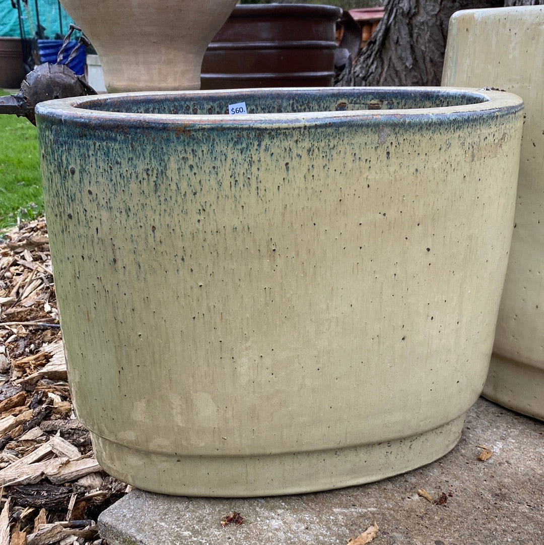 Oval Planter - Cream