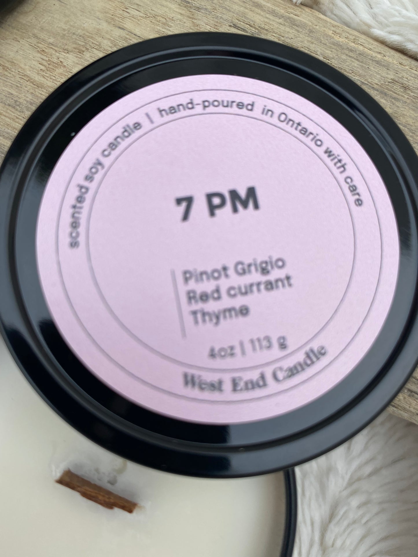 soy candle made n Canada