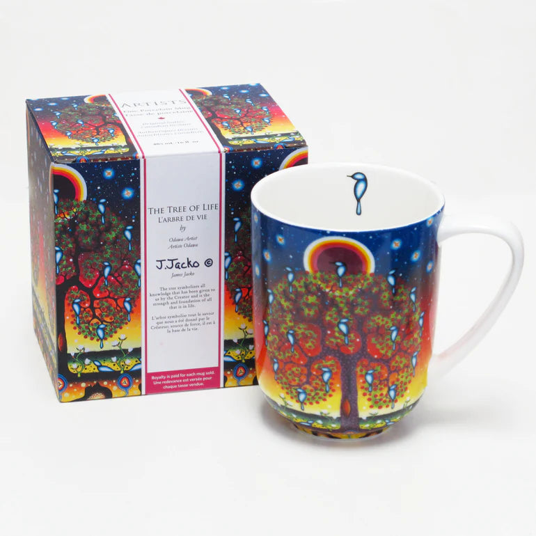 Tree of Life Porcelain Mug - James Jacko