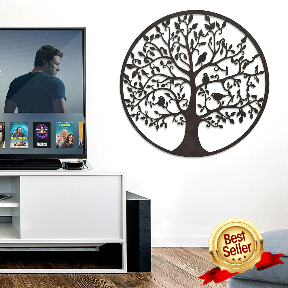 Large Traditional Tree Of Life Metal Wall Decor