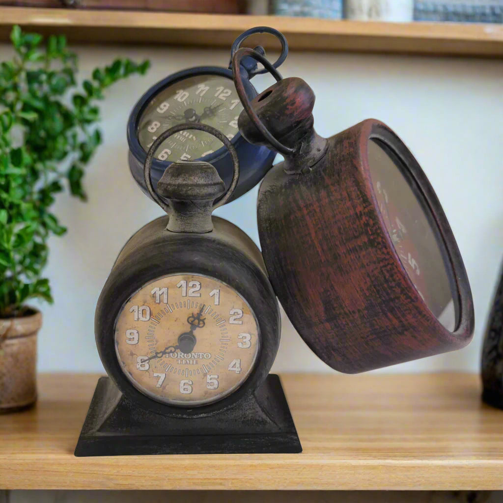 Three Time Zones Clock