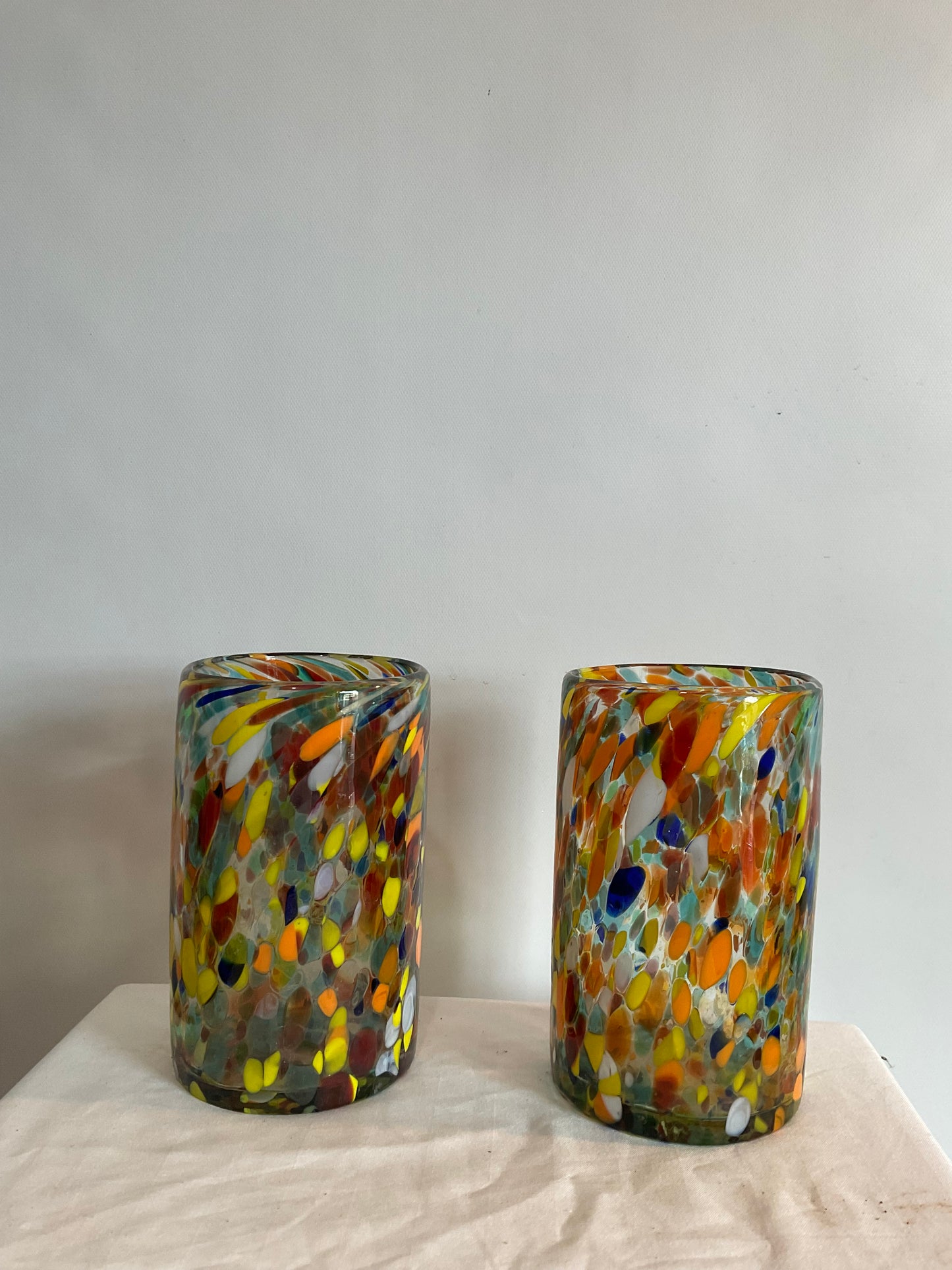 Glasses - Multicolour Handblown in mexico