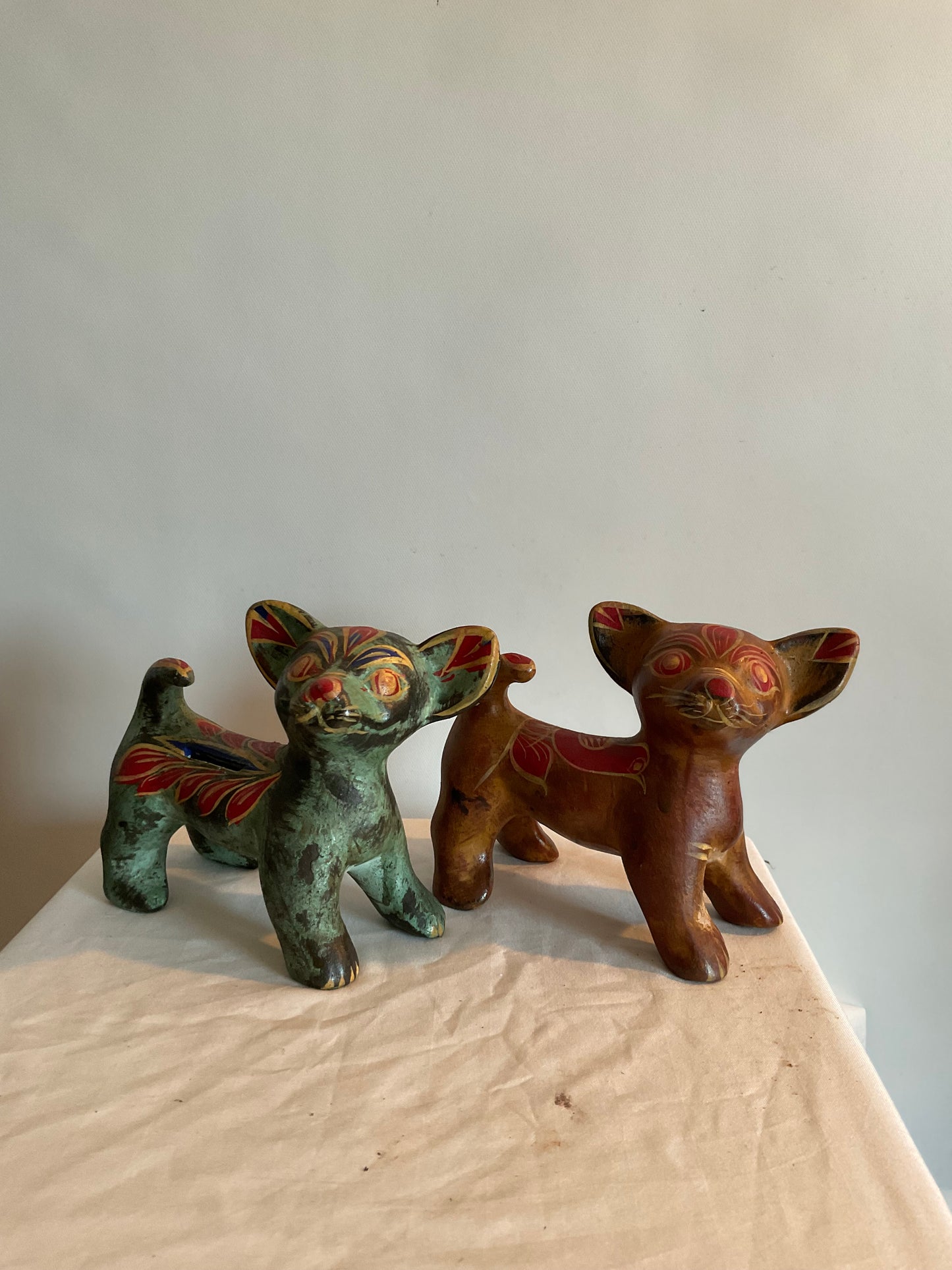 Clay chihuahua made in Mexico