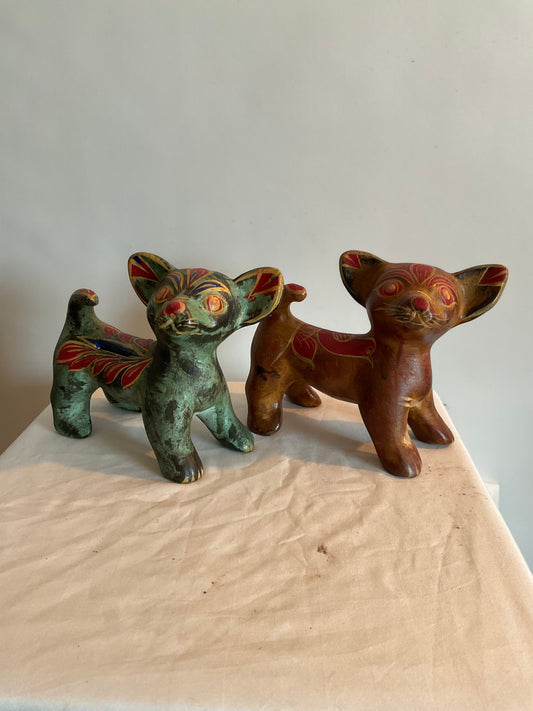 Clay chihuahua made in Mexico