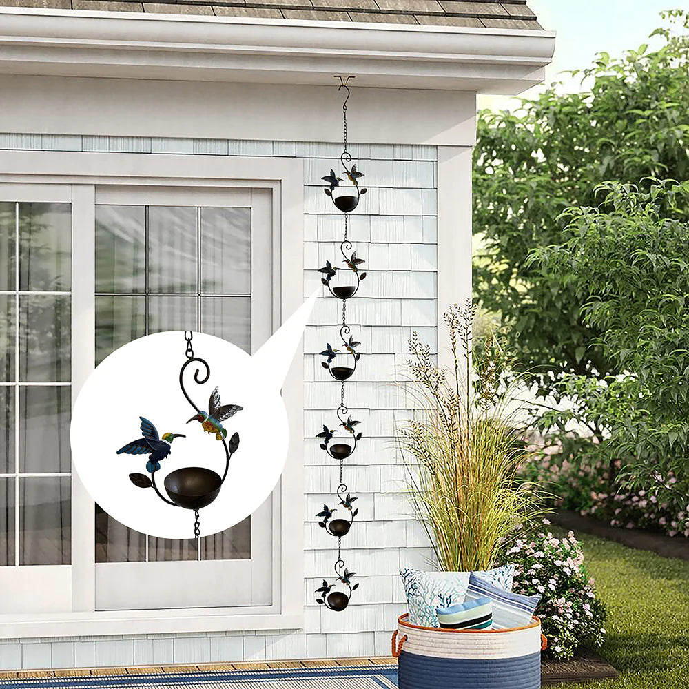 Hummingbirds Rain Chain